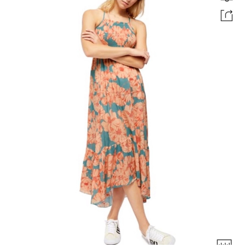 Free People Heatwave Floral Print Maxi Dress XS